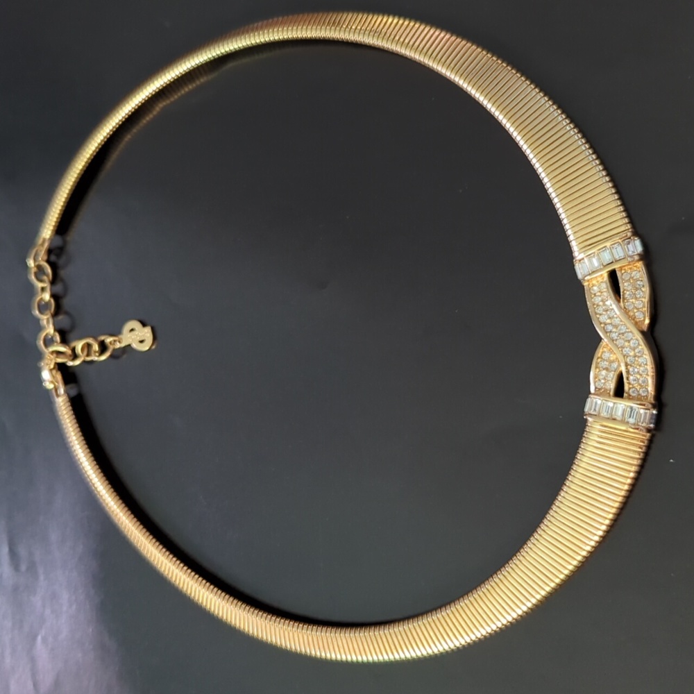 1980s vintage Christian Dior costume necklace in beautiful condition okay